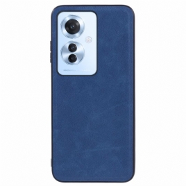 Deksel Til Oppo Reno 11f 5g Retro Skinntekstur