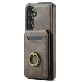 Deksel Samsung Galaxy S26 Magging Magnetisk Kortholder Og Ring Beskyttelse Deksel