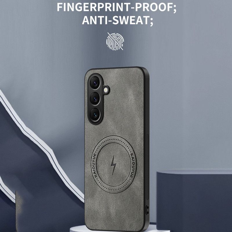 Deksel Samsung Galaxy S26 Magnetisk Med Skinneffekt Beskyttelse Deksel