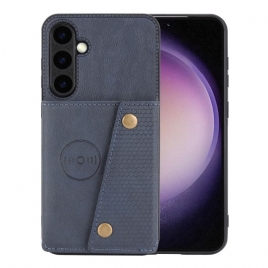 Deksel Samsung Galaxy S26 Mobildeksel Kortholder I Skinneffekt