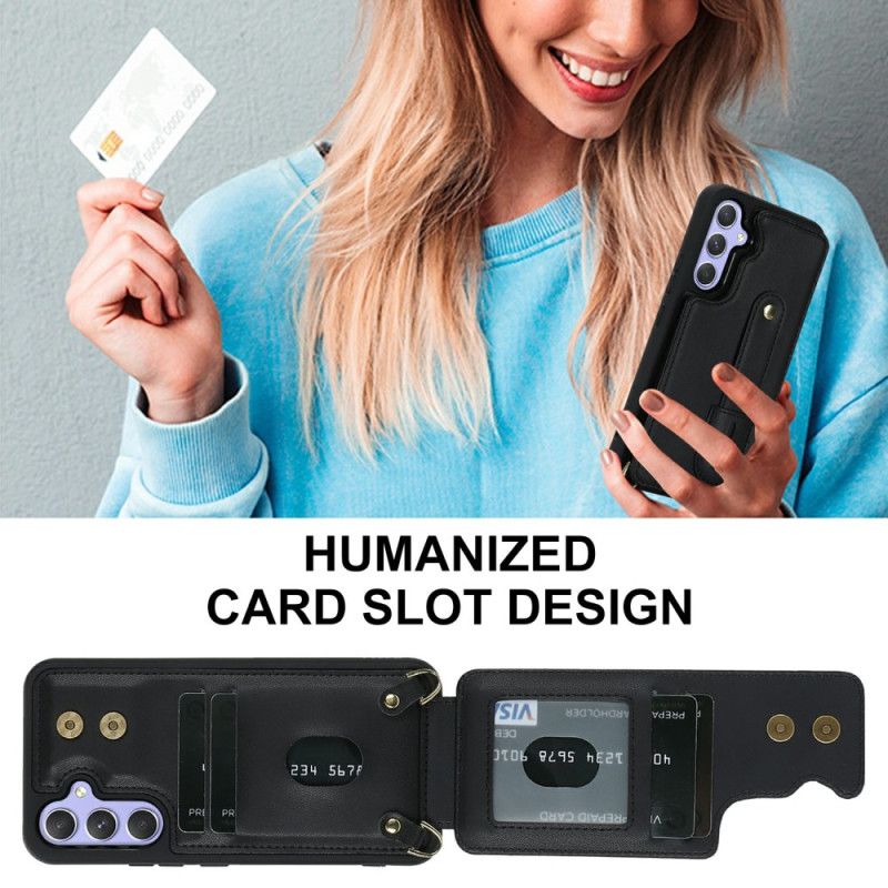 Deksel Samsung Galaxy S26 Mobildeksel Kortholder Og Skulderstropp