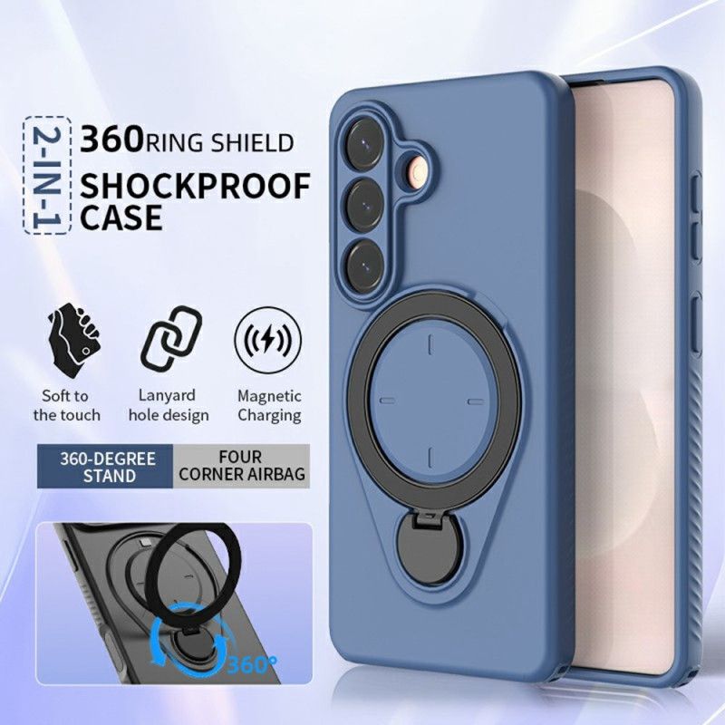 Deksel Samsung Galaxy S26 Mobildeksel Magnetisk Svingbar Ringholder