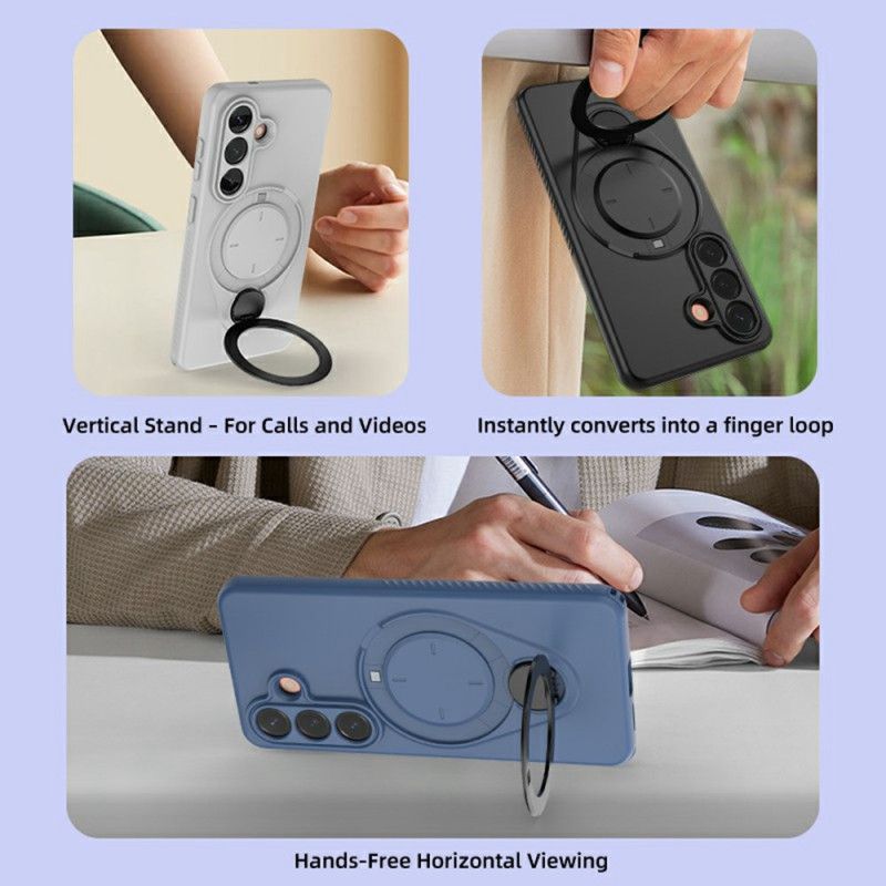 Deksel Samsung Galaxy S26 Mobildeksel Magnetisk Svingbar Ringholder