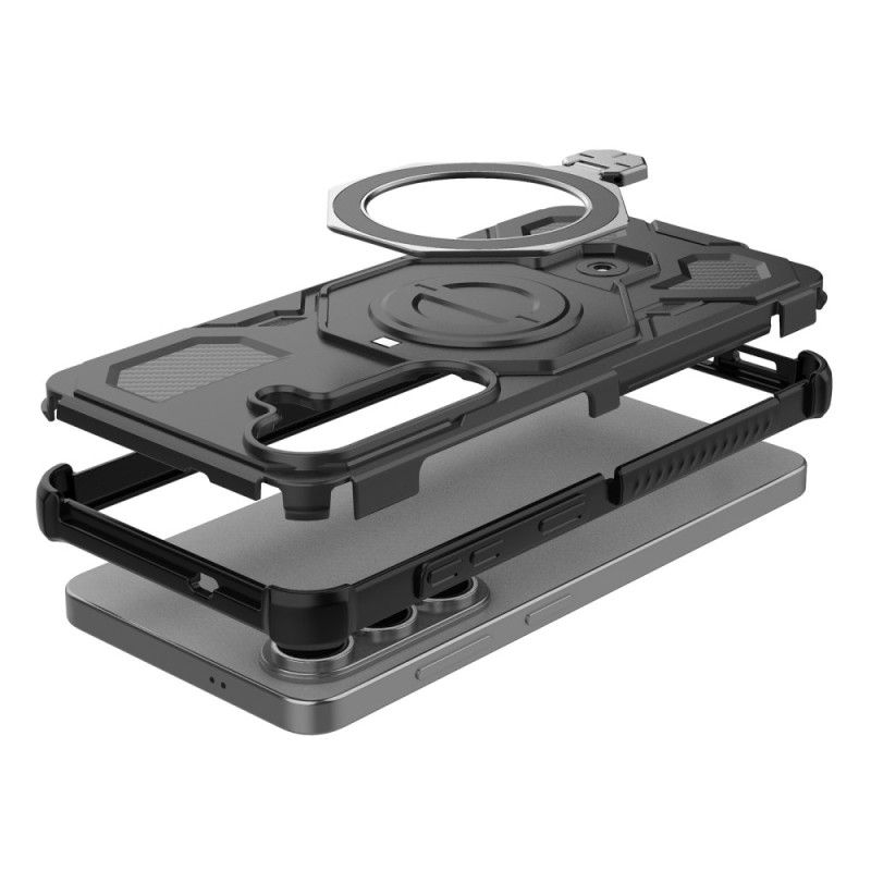 Deksel Samsung Galaxy S26 Mobildeksel Robust Med Roterende Metallstativ