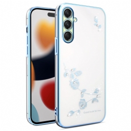Deksel Samsung Galaxy S26 Mobildeksel Strass Og Blomster Kadem