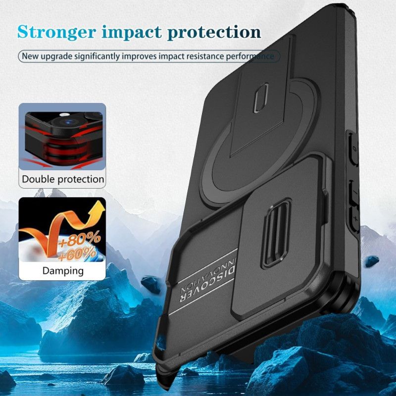 Deksel Samsung Galaxy S26 Skyvbart Magnetisk Støtte Og Kameradeksel