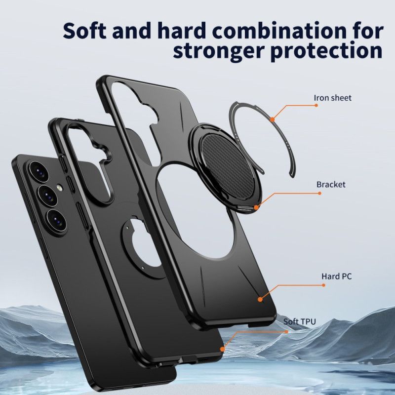 Deksel Til Samsung Galaxy S26 Magnetisk Med Roterende Stativ