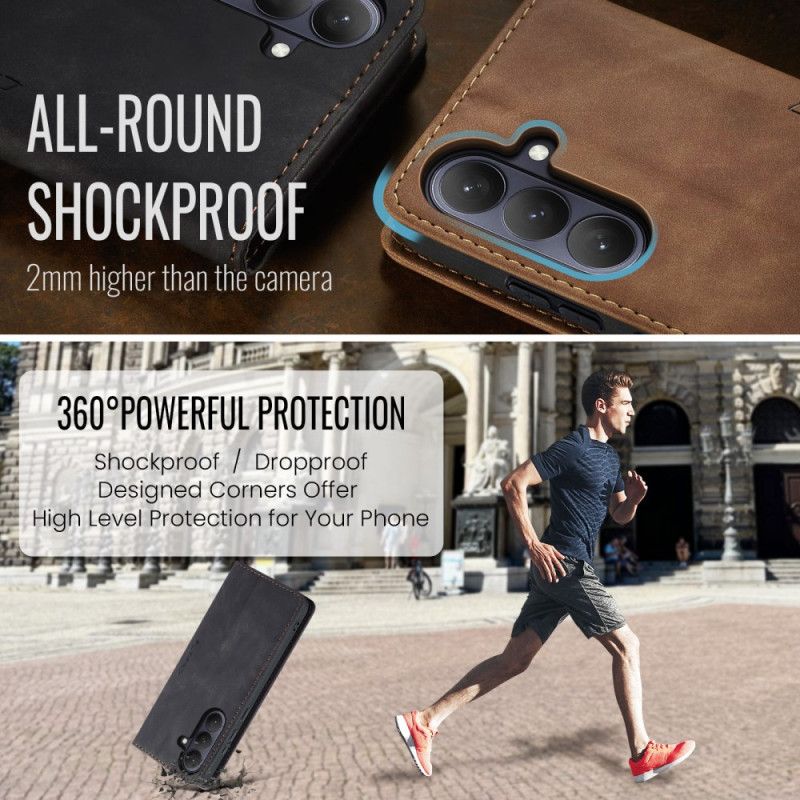 Folio Deksel Lær Samsung Galaxy S26 Caseme