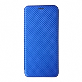 Folio Deksel Lær Samsung Galaxy S26 Fibertekstur Karbon