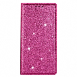 Folio Deksel Lær Samsung Galaxy S26 Mobildeksel Paljetter