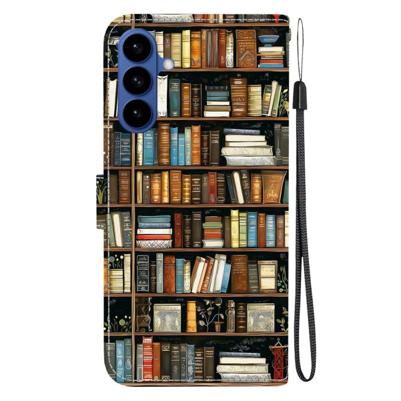 Folio Deksel Samsung Galaxy S26 Bokhylle Beskyttelse Deksel