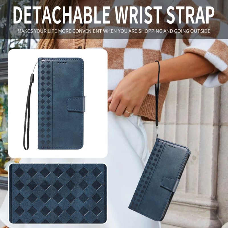 Folio Deksel Samsung Galaxy S26 Diamantmønster