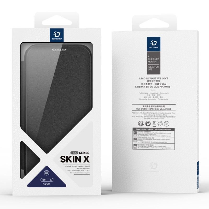 Folio Deksel Samsung Galaxy S26 Dux Ducis Skin X Pro Beskyttelse Deksel