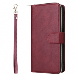 Folio Deksel Samsung Galaxy S26 Lommebok Med Glidelås