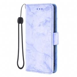 Folio Deksel Samsung Galaxy S26 Marmormønster Og Dobbel Lås Beskyttelse Deksel