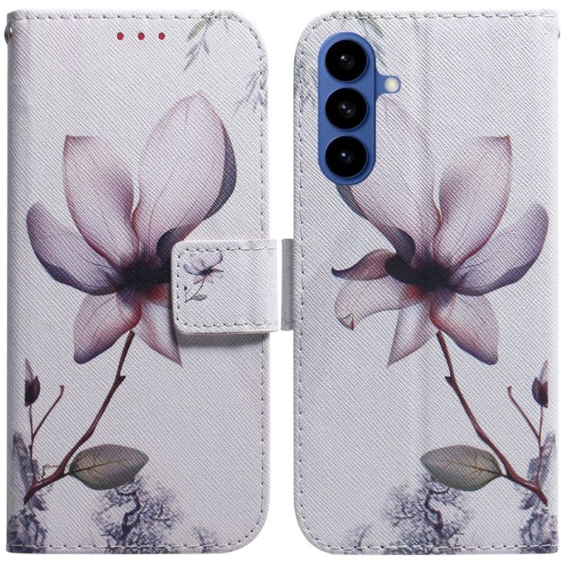Folio Deksel Samsung Galaxy S26 Rosa Blomst