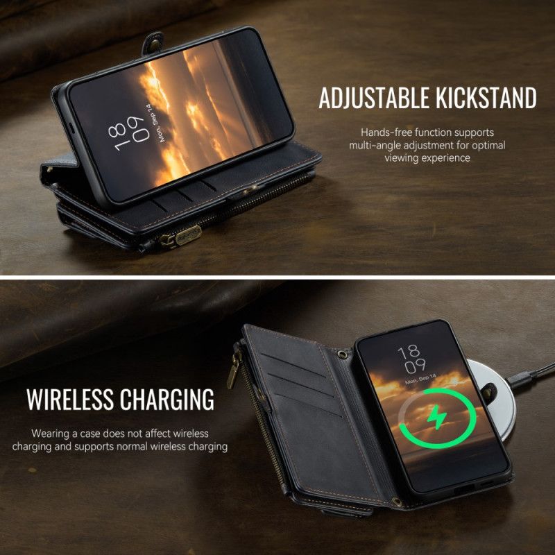 Lærdeksel Folio Deksel Samsung Galaxy S26 Mobildeksel Caseme Lommebok