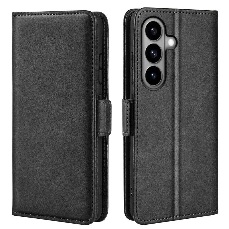 Lærdeksel Folio Deksel Samsung Galaxy S26 Mobildeksel Dobbel Lås