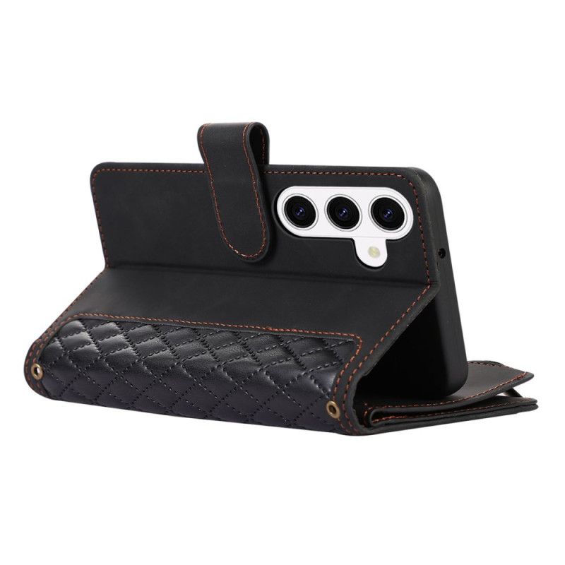 Lærdeksel Folio Deksel Samsung Galaxy S26 Mobildeksel Lommebok Med 9 Kortspor