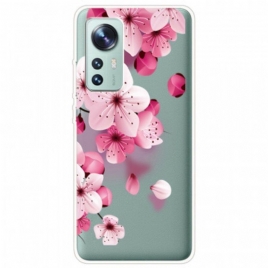 Deksel Til Xiaomi 12 / 12X Små Rosa Blomster