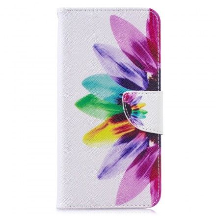 Folio Deksel Til Huawei Y7 2019 Akvarellblomst