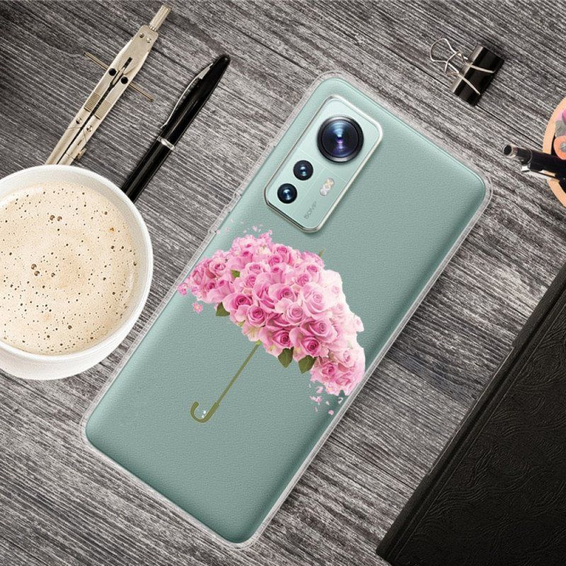 Deksel Til Xiaomi 12 / 12X Floral Paraply