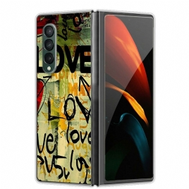 Deksel Til Samsung Galaxy Z Fold 3 5G Kjærlighet Og Kjærlighet