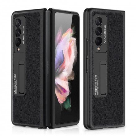 Deksel Til Samsung Galaxy Z Fold 3 5G Litchi Leather Backing Gkk