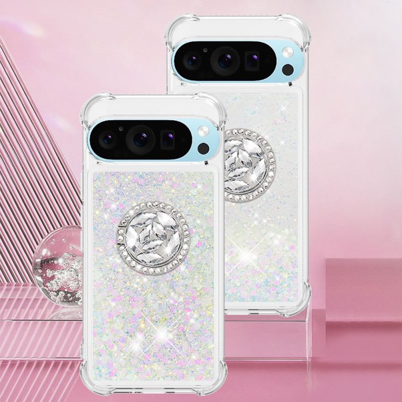 Deksel Google Pixel 10 / 10 Pro Glitter Med Ringholder