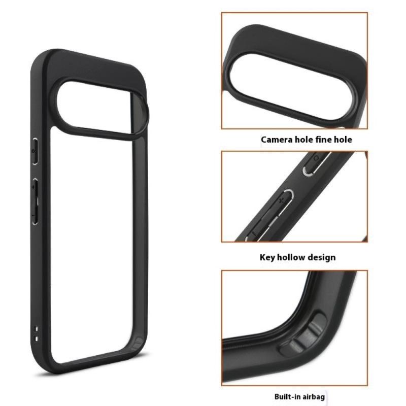 Deksel Google Pixel 10 / 10 Pro Klar Design Med Silikonkant