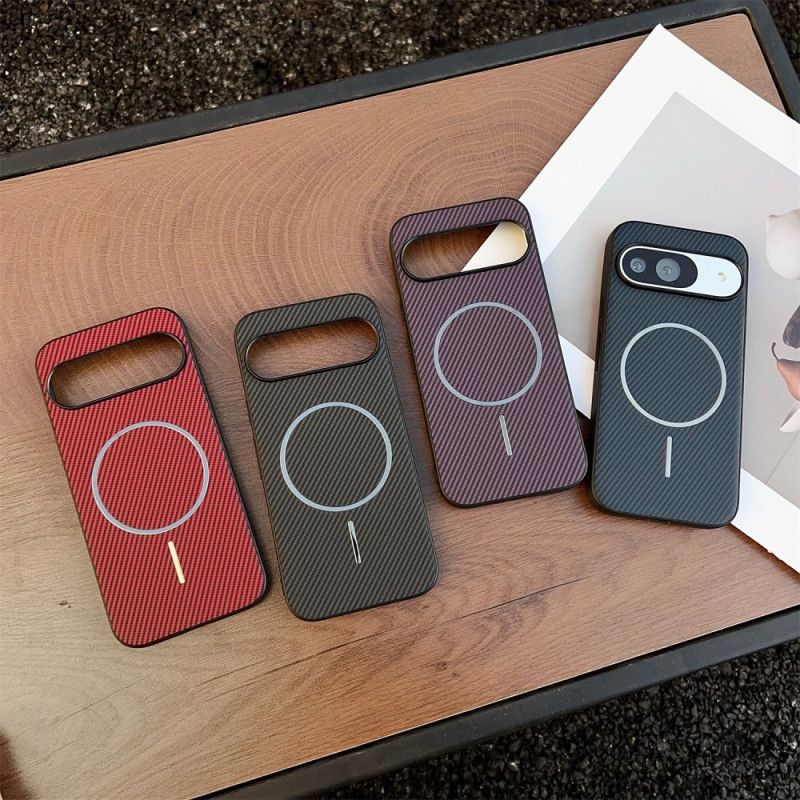 Deksel Google Pixel 10 / 10 Pro Magsafe-kompatibel Karbonfibertekstur Beskyttelse Deksel