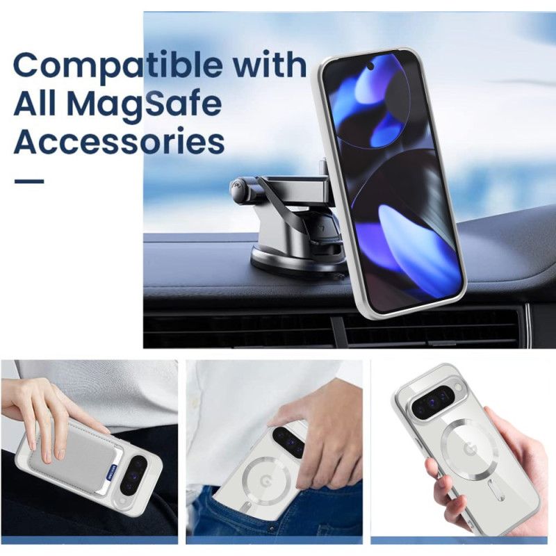 Deksel Google Pixel 10 / 10 Pro Mobildeksel Magsafe-kompatibel Avtakbar Kortholder