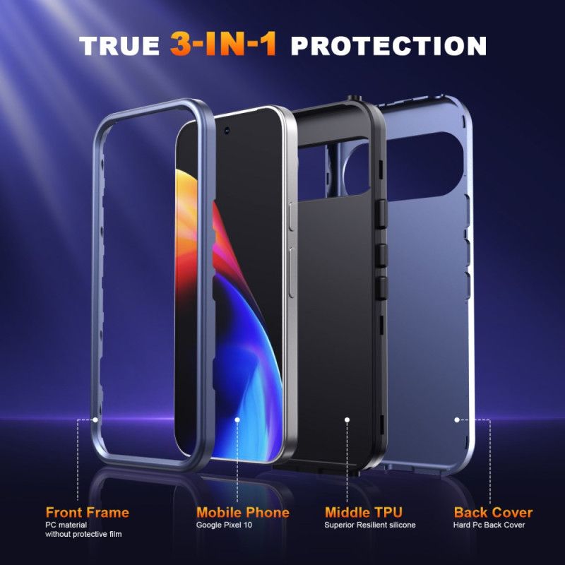 Deksel Google Pixel 10 / 10 Pro Mobildeksel Metallisk Effekt