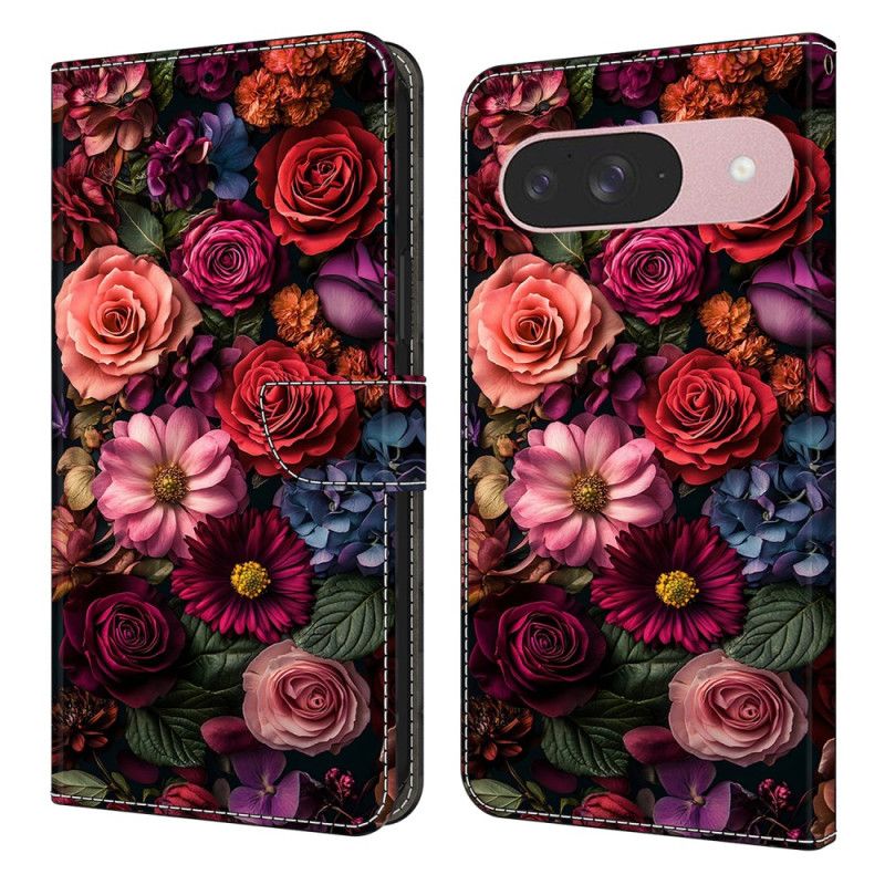 Folio Deksel Google Pixel 10 / 10 Pro Blomstermønster