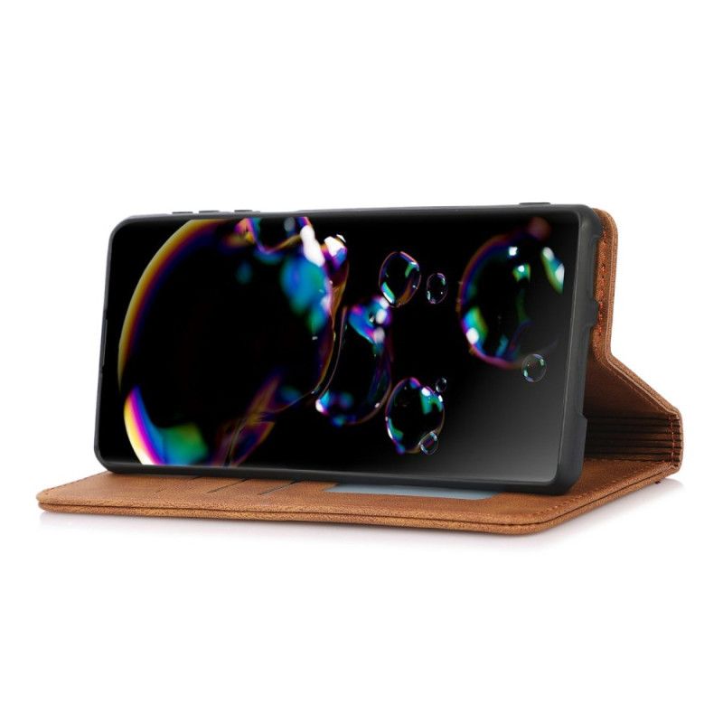 Folio Deksel Google Pixel 10 / 10 Pro Semsket Skinneffekt Beskyttelse Deksel