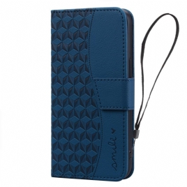 Folio Deksel Google Pixel 10 / 10 Pro Smil Og Diamantmønster