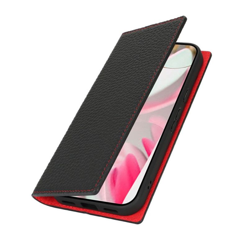 Folio Deksel Lær Google Pixel 10 / 10 Pro Mobildeksel Teksturert Skinnstropp