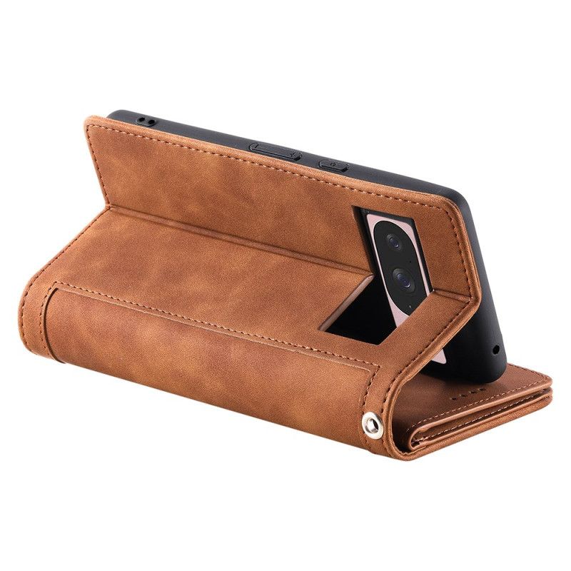 Folio Deksel Til Google Pixel 10 / 10 Pro Lommebok Med 9 Kortspor Og Stropp