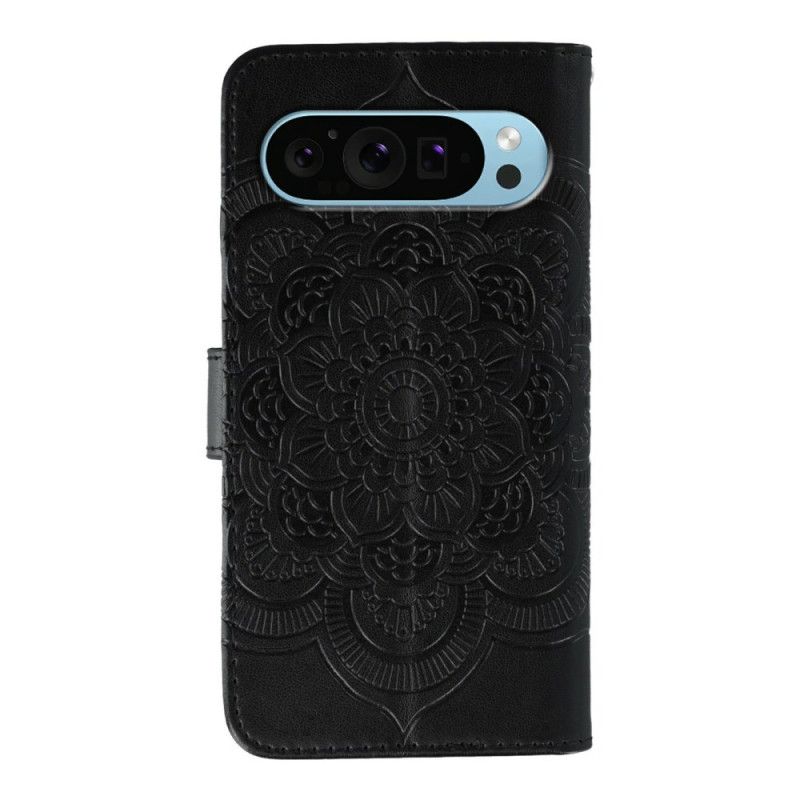 Folio Deksel Til Google Pixel 10 / 10 Pro Rhinestone Mandala
