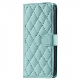 Folio Deksel Til Google Pixel 10 / 10 Pro Vattert Med Stropper