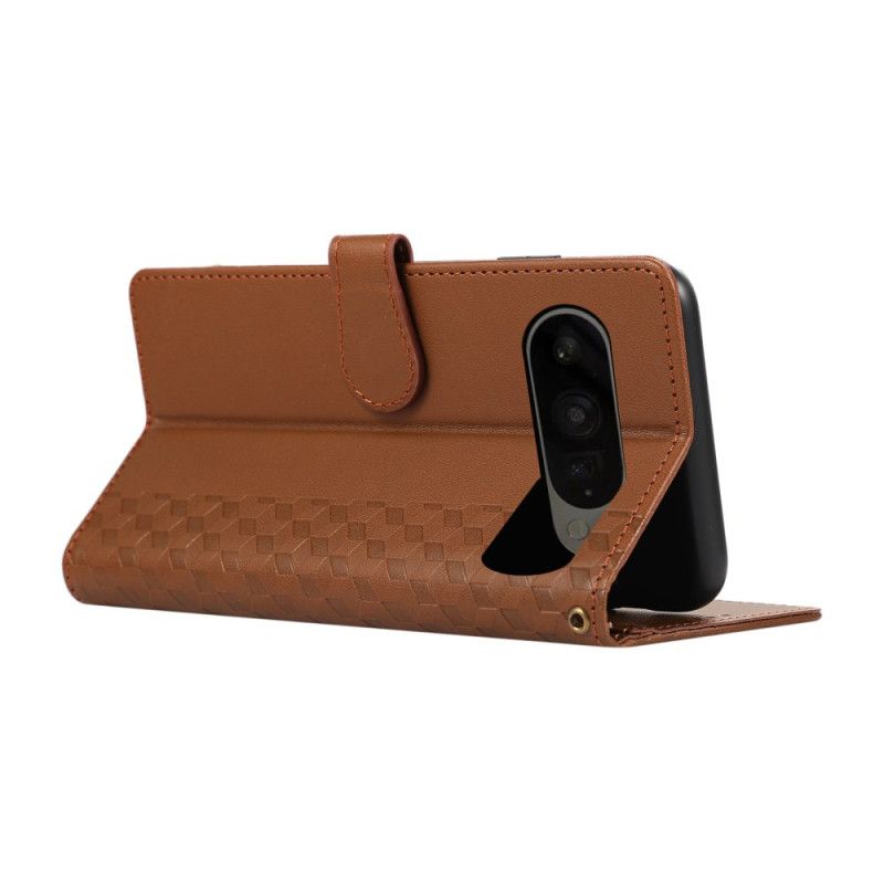 Lærdeksel Folio Deksel Google Pixel 10 / 10 Pro Mobildeksel Diamanter 3d