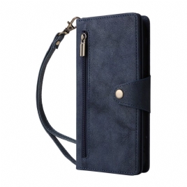 Lærdeksel Folio Deksel Google Pixel 10 / 10 Pro Mobildeksel Lommebok Med Semsket Skinneffekt