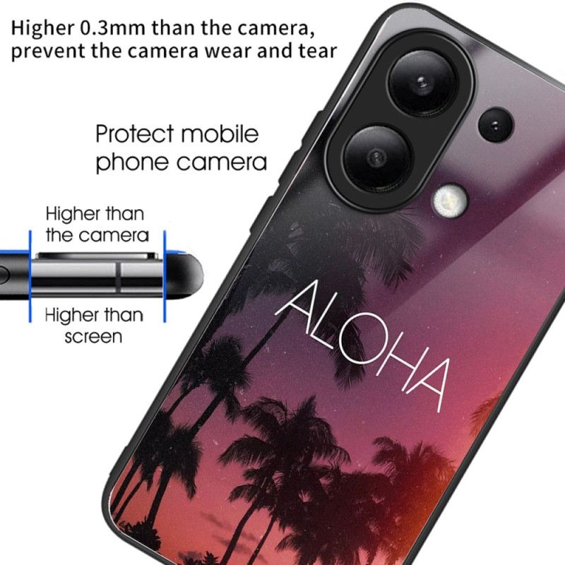 Deksel Xiaomi Redmi Note 13 4g Aloha Herdet Glass