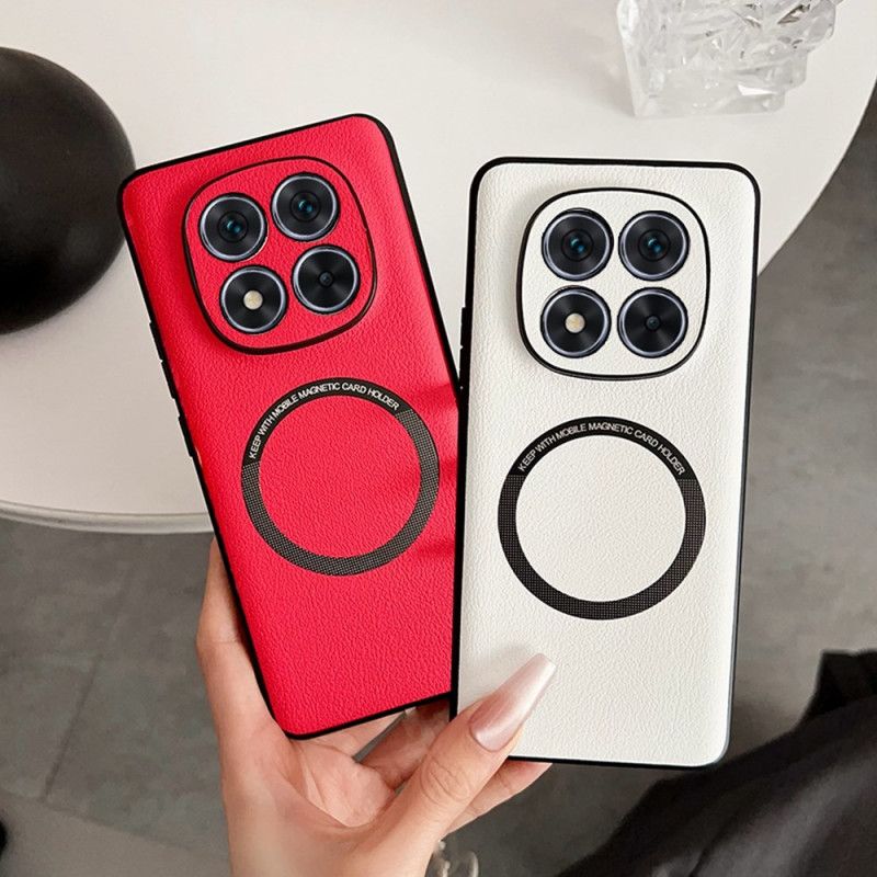 Deksel Til Xiaomi Redmi Note 14 Pro 5g Magsafe-kompatibelt Skinn-effekt