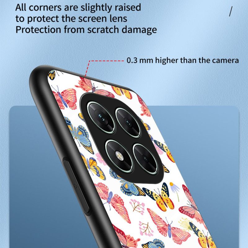 Deksel Xiaomi Redmi Note 14 Pro 5g Sommerfuglserie Beskyttelse Deksel