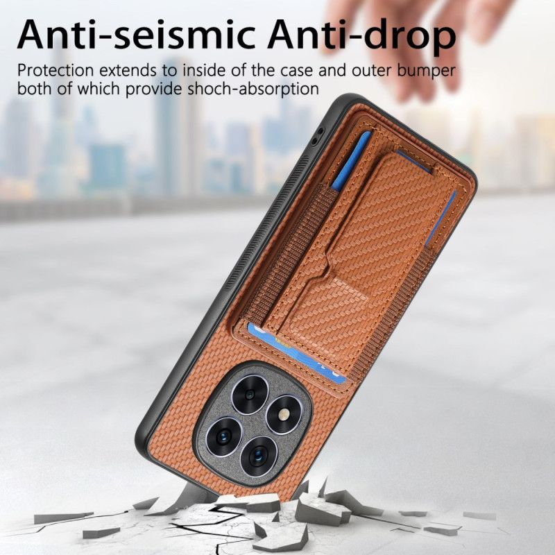 Deksel Xiaomi Redmi Note 14 Pro 5g Stativ Og Kortholder I Karbonfiber