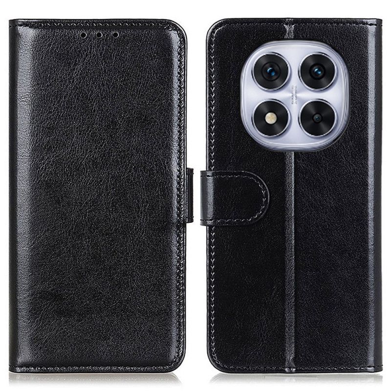 Folio Deksel Til Xiaomi Redmi Note 14 Pro 5g Vokset Imitasjonslær