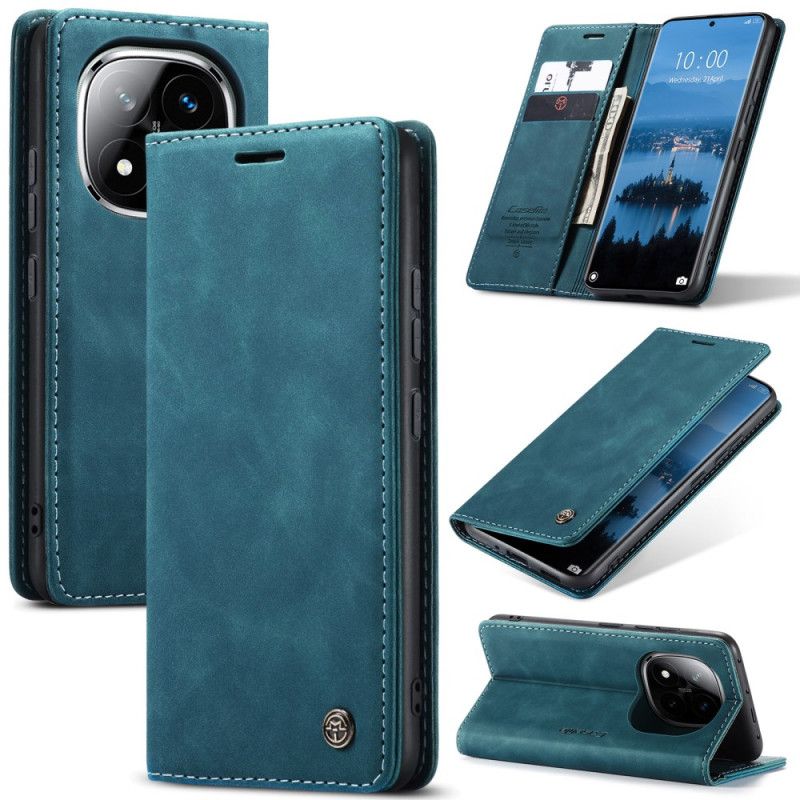 Folio Deksel Xiaomi Redmi Note 14 Pro 5g Caseme Semsket Skinneffekt