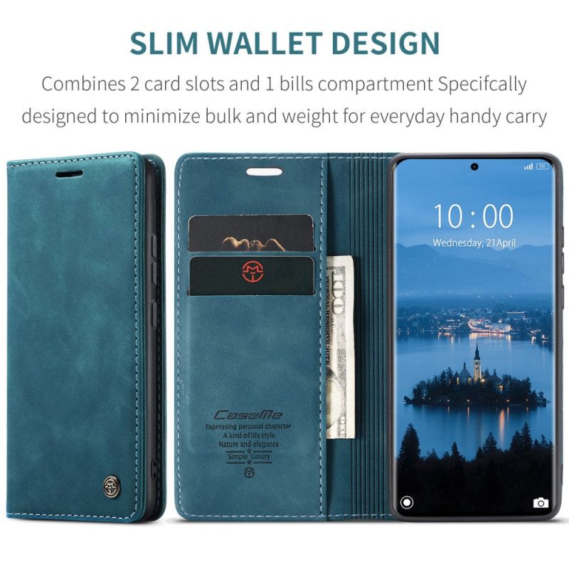 Folio Deksel Xiaomi Redmi Note 14 Pro 5g Caseme Semsket Skinneffekt