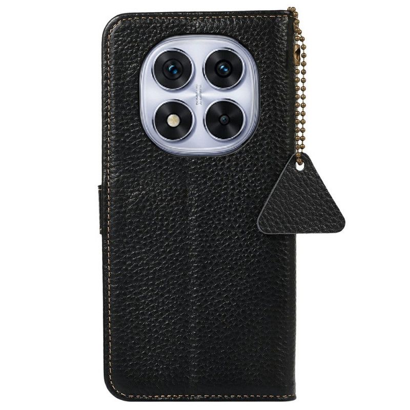 Folio Deksel Xiaomi Redmi Note 14 Pro 5g Ekte Lær Rfid-blokkering